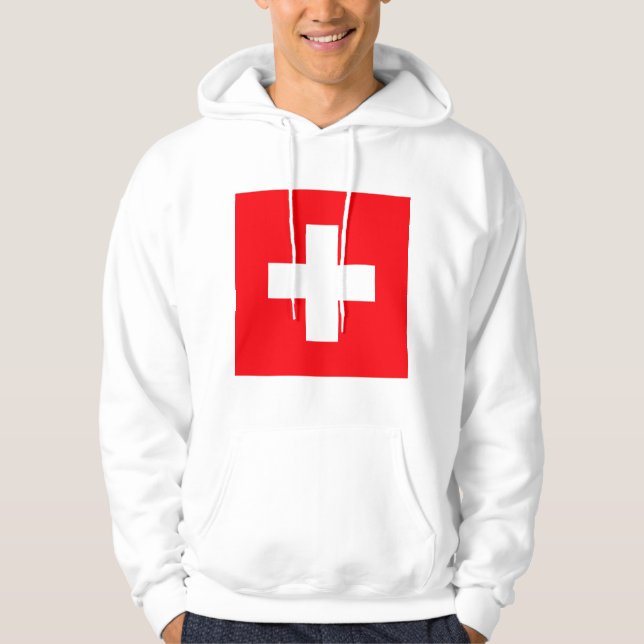 Sudadera Bandera de Suiza (Anverso)
