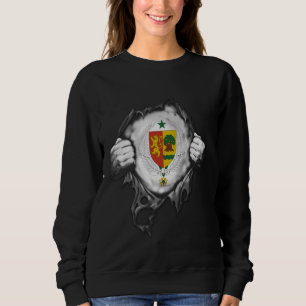 Sudadera Bandera de Supr Senegal, País Senegal