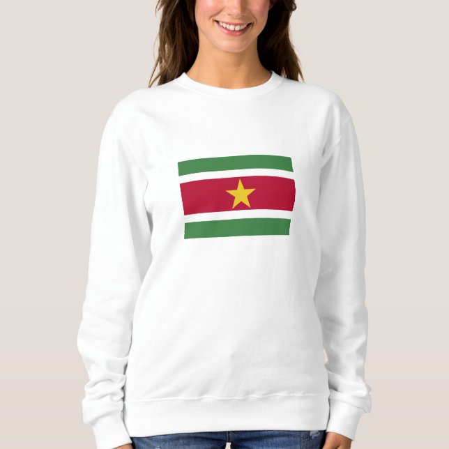 Sudadera Bandera de Surinam (Anverso)