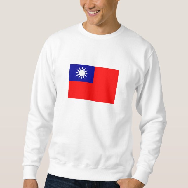 Sudadera Bandera de Taiwán (Anverso)
