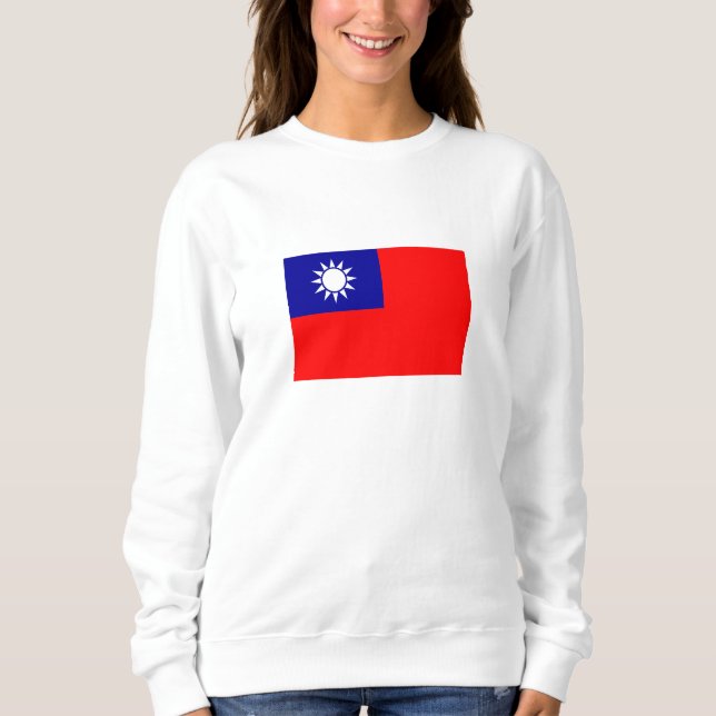 Sudadera Bandera de Taiwán (Anverso)