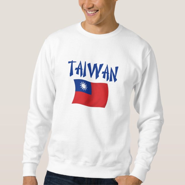 Sudadera Bandera de Taiwán (Anverso)