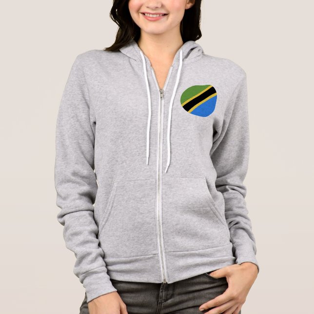 Sudadera Bandera de Tanzania (Anverso)