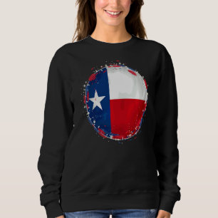 Sudadera Bandera De Texas Orgullo Texan Hombres Mujeres Pin