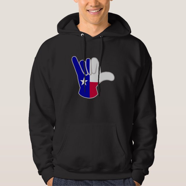 Sudadera Bandera de Texas Shaka (Anverso)