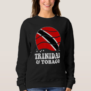 Sudadera Bandera de Trinidad y Tobago Vintage Arcoíris Trin
