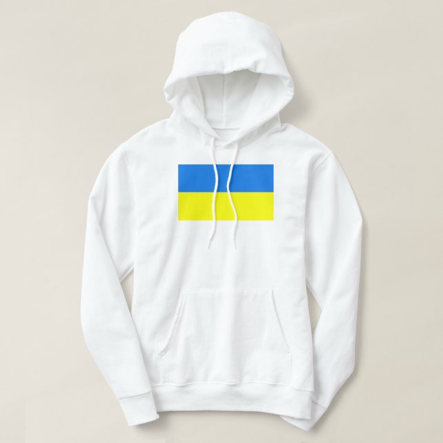 Sudadera Bandera de Ucrania (Diseño del anverso)