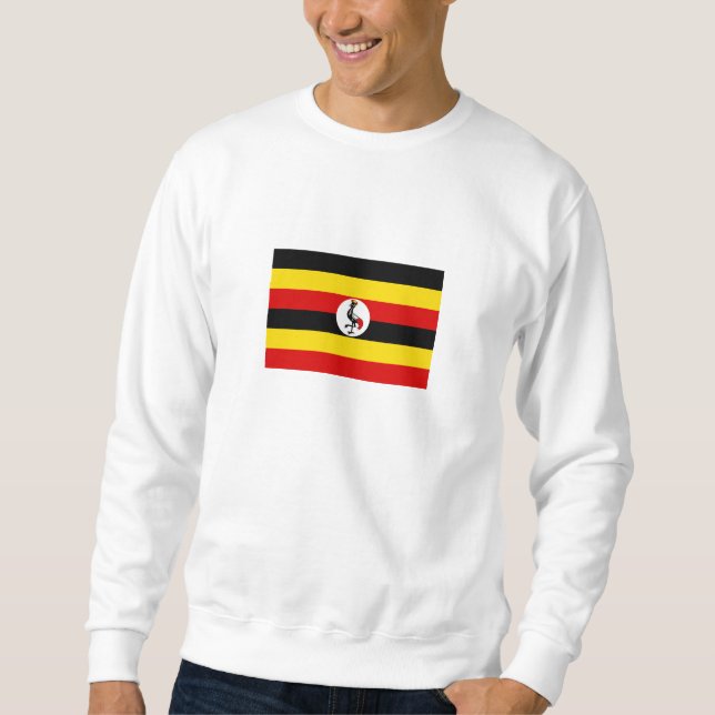 Sudadera Bandera de Uganda (Anverso)