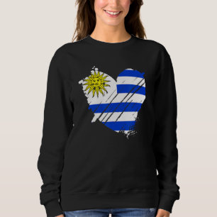 Sudadera Bandera De Uruguay Que Me Encanta Está En Mi Adn P