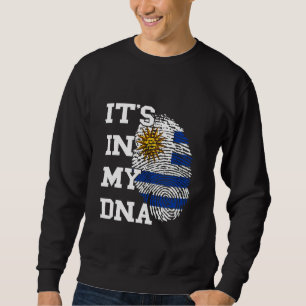 Sudadera Bandera de Uruguay Raíces Uruguayas Está En Mi ADN