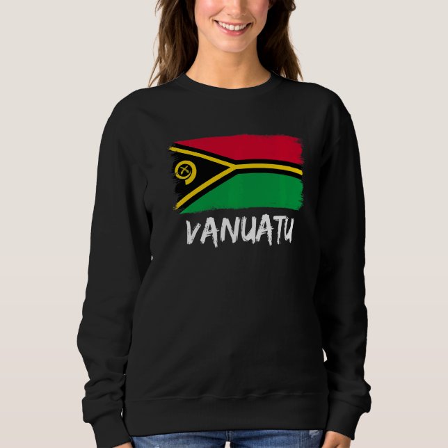 Sudadera Bandera De Vanuatu (Anverso)