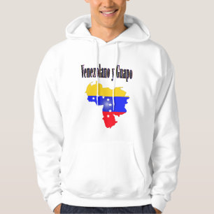 Sudadera Bandera de Venezuela con texto Venezolano y guapo