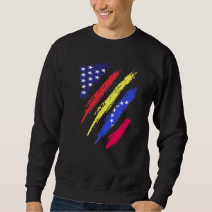 Sudadera Bandera de Venezuela cultivada en Estados Unidos P