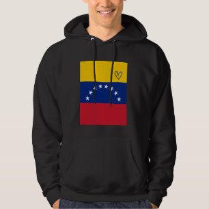Sudadera Bandera de Venezuela Herencia del Corazón Venezola