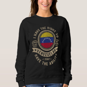 Sudadera Bandera de Venezuela Hombres y Mujeres Venezolanos