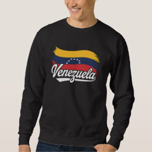Sudadera Bandera de Venezuela Orgullo Venezolano Deteriorad