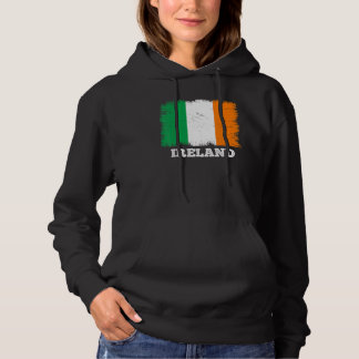 Sudadera Bandera de Vintage Irlanda País Bandera Retro Irla