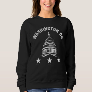 Sudadera Bandera De Washington Dc Love Capitol Hill Souveni