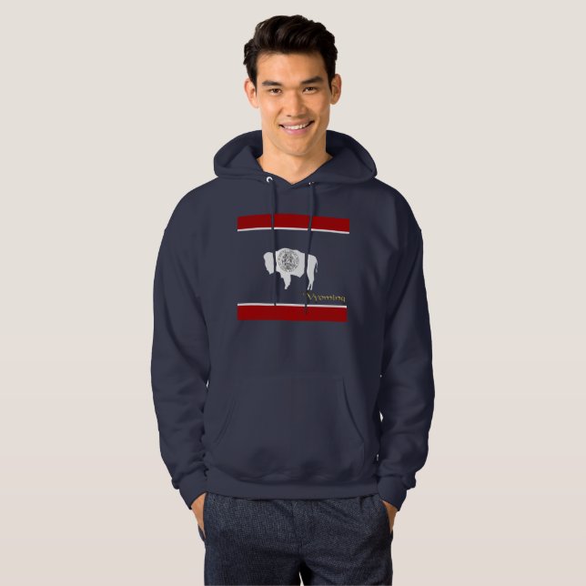 Sudadera Bandera de Wyoming (Anverso completo)