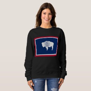 Sudadera Bandera de Wyoming