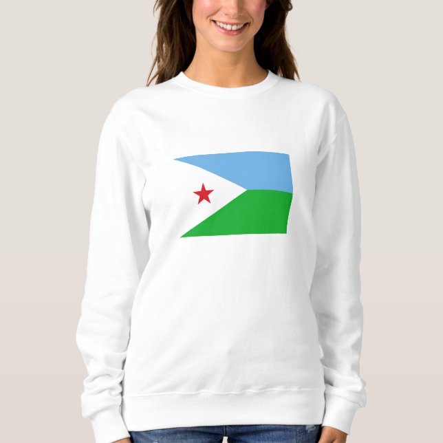 Sudadera Bandera de Yibuti (Anverso)