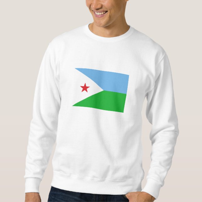 Sudadera Bandera de Yibuti (Anverso)