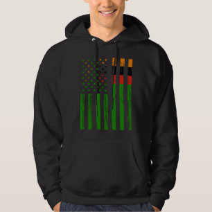 Sudadera Bandera de Zambia América EE. UU. Está en mi ADN  