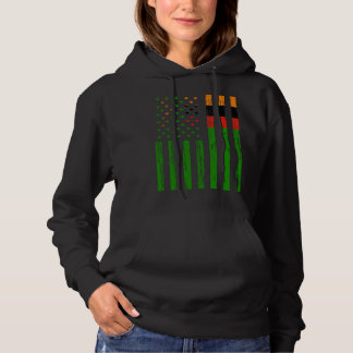 Sudadera Bandera de Zambia América EE. UU. Está en mi ADN  