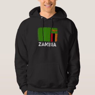 Sudadera Bandera de Zambia Apoyo al pueblo zambiano Mujeres