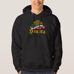 Sudadera Bandera del águila amarilla Sonora Mexico Puro Son