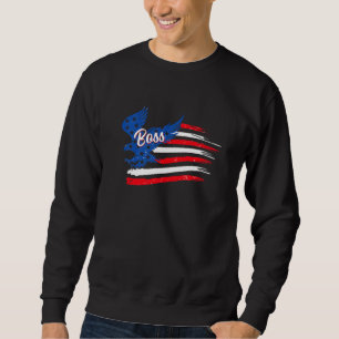 Sudadera Bandera Del Águila Del Jefe De Julio