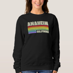 Sudadera Bandera del Arcoíris Orgullo de Anaheim California