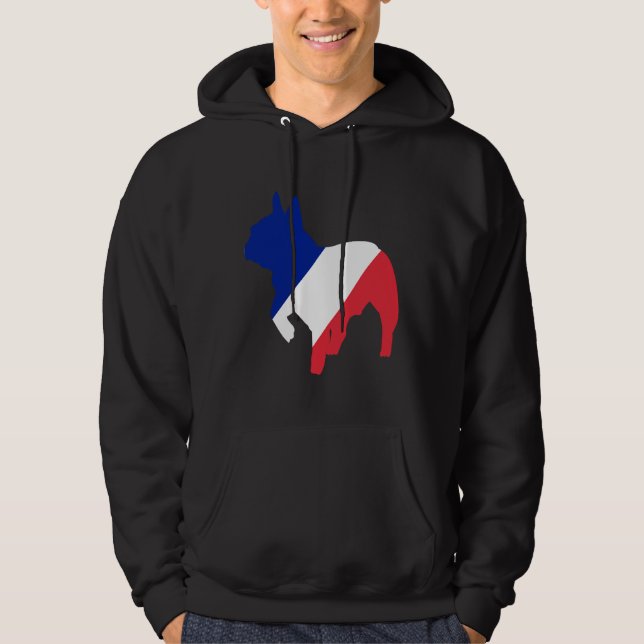 Sudadera Bandera del Bulldog francés (Anverso)