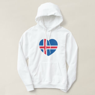 Sudadera Bandera del Corazón de Islandia