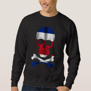 Sudadera Bandera del Cráneo de Costa Rica Costa Rica