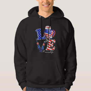 Sudadera Bandera del Día de la Independencia de Estados Uni