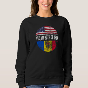 Sudadera Bandera del Duel Micronesia y ciudadano estadounid