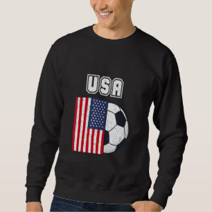 Sudadera Bandera del equipo de fútbol de EE. UU.