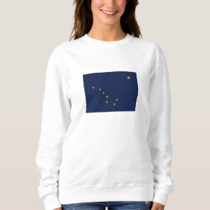 Sudadera Bandera del estado de Alaska