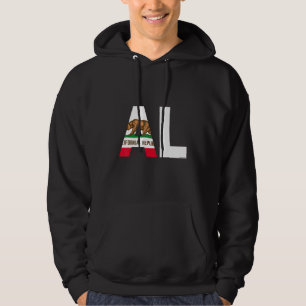 Sudadera Bandera del estado de California Alabama AL Cities