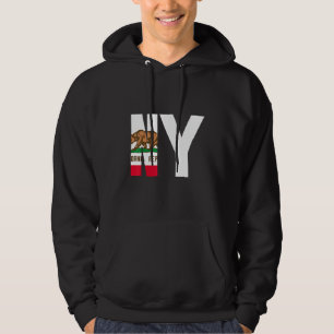 Sudadera Bandera del Estado de California Nueva York Ciudad