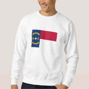 Sudadera Bandera del estado de Carolina del Norte