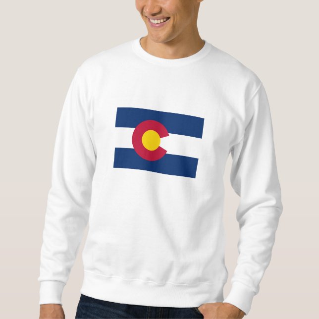 Sudadera Bandera del estado de Colorado (Anverso)