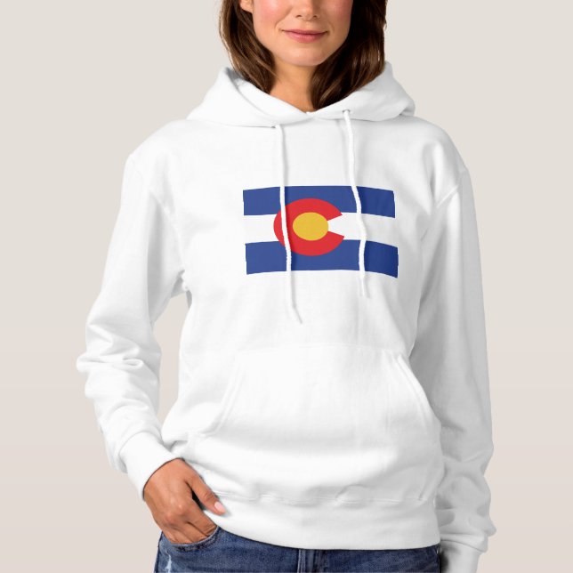 Sudadera Bandera del Estado de Colorado (Anverso)