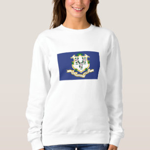 Sudadera Bandera del estado de Connecticut
