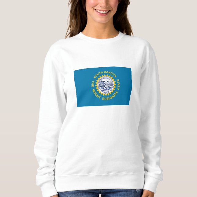 Sudadera Bandera del estado de Dakota del Sur (Anverso)