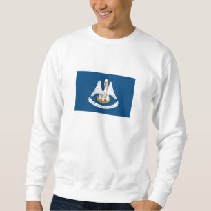 Sudadera Bandera del estado de Luisiana