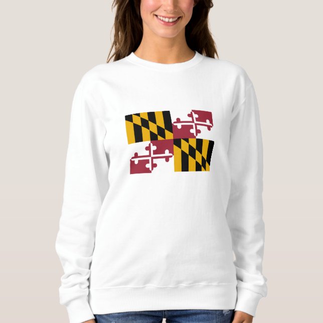 Sudadera Bandera del Estado de Maryland (Anverso)