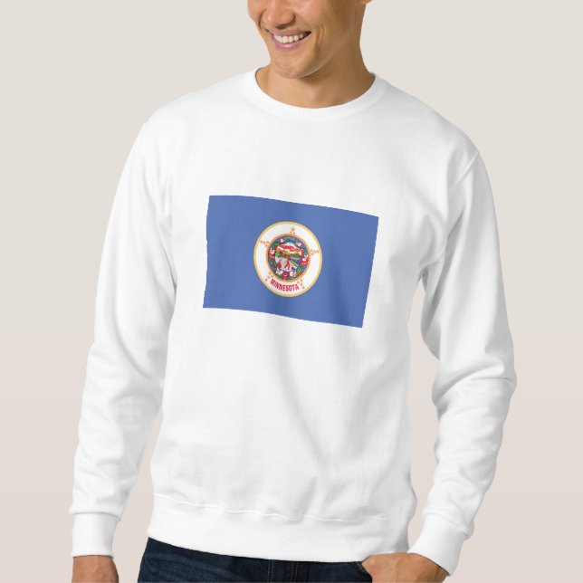 Sudadera Bandera del estado de Minnesota (Anverso)