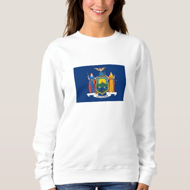 Sudadera Bandera del Estado de Nueva York (Anverso)